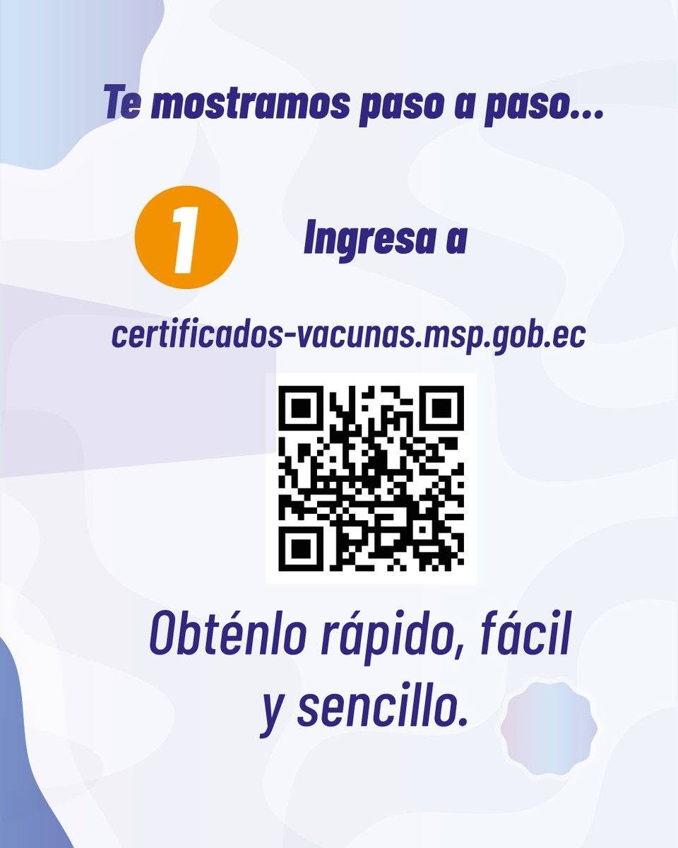 ¡Fácil, rápido y en línea! 😉 Descarga tu certificado de vacunación hoy mismo, puedes hacerlo desde tu celular o computadora.