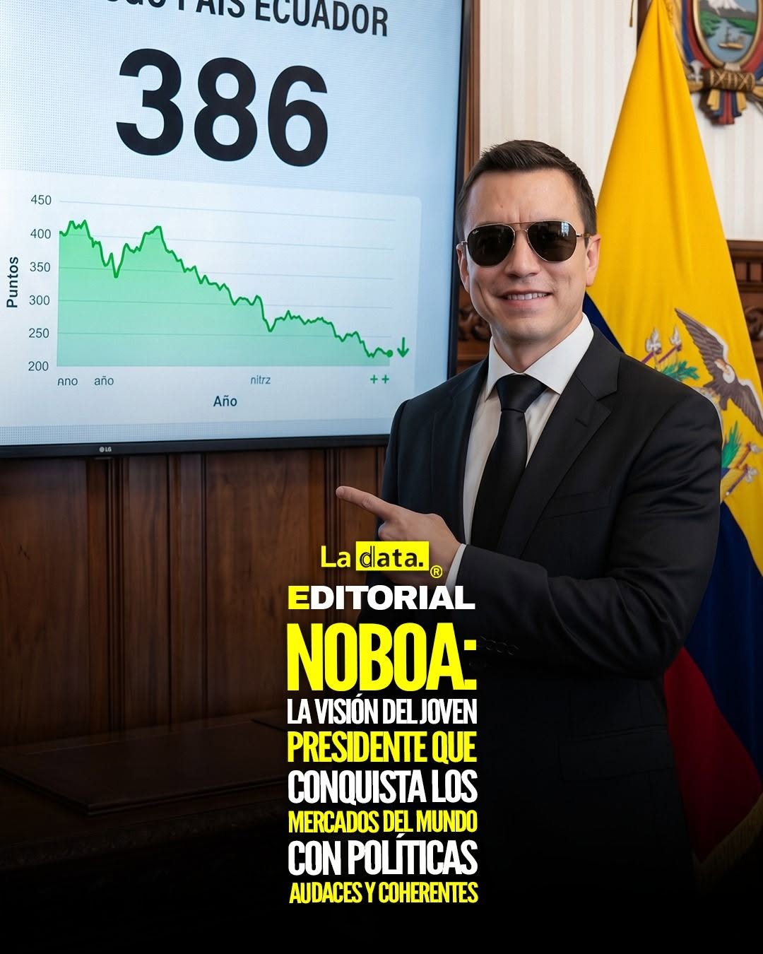 @ladataec 👈  #ladata #TendenciaPolítica #DanielNoboa #Ecuador