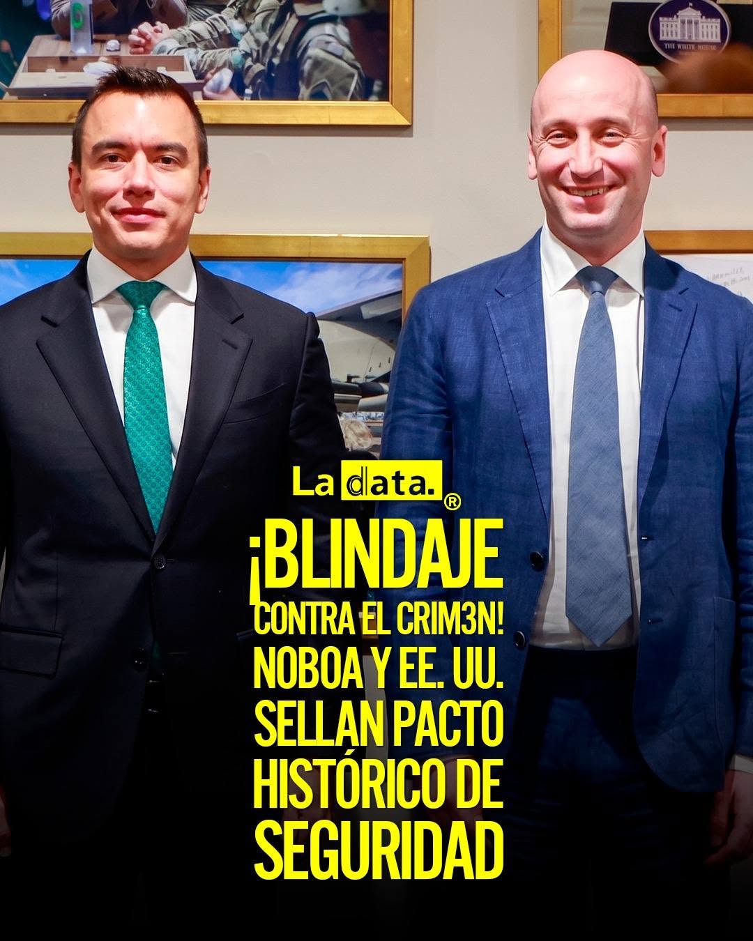 @ladataec👈 #LaData #TendenciaPolítica #DanielNoboa #EEUU