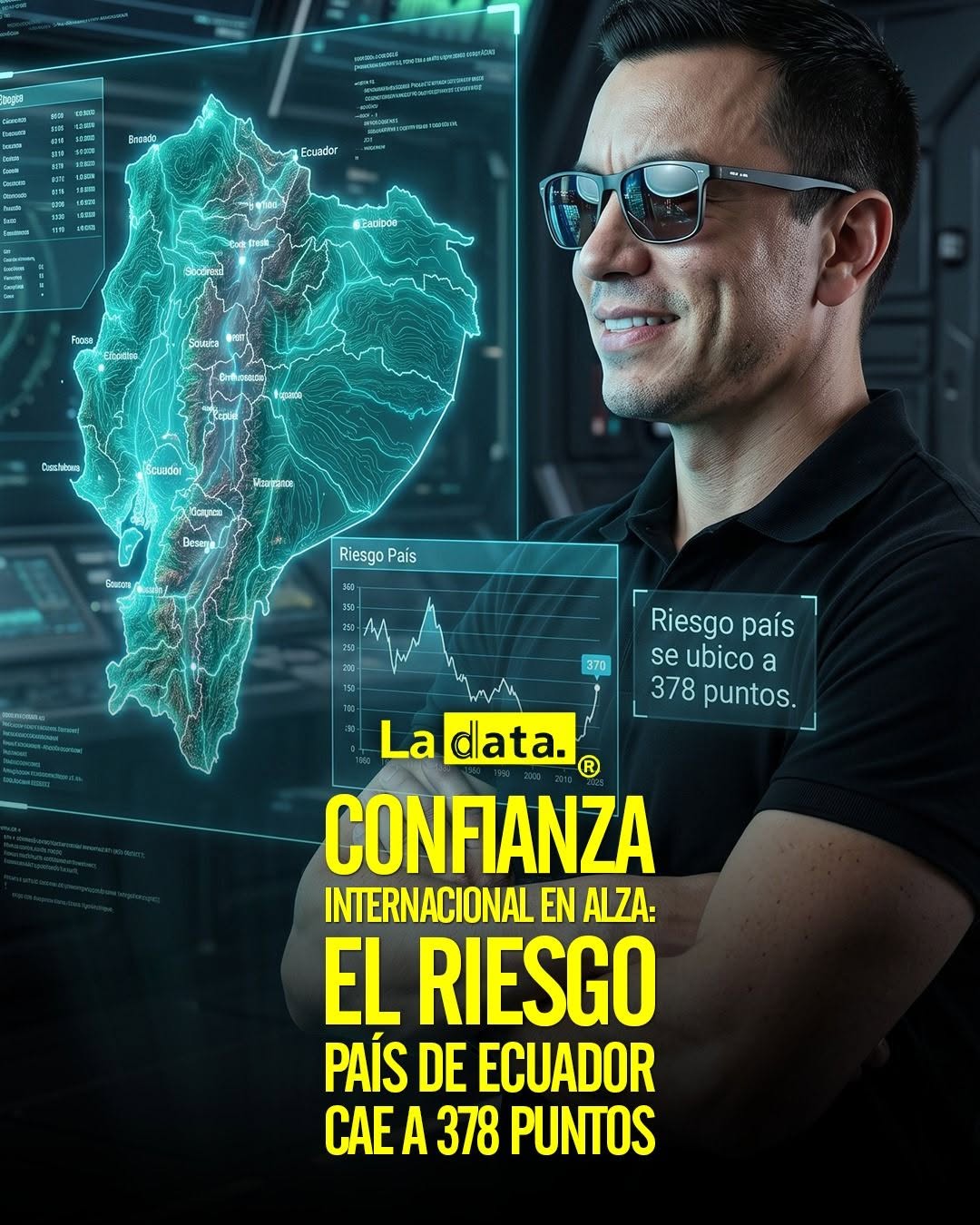 @ladataec 👈 #ladata #TendenciaPolítica #BancoCentral #RiesgoPaís