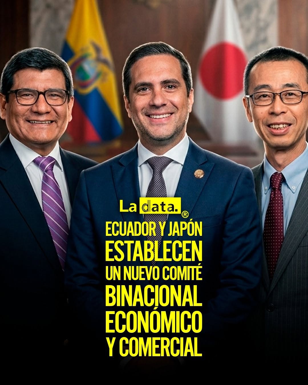 @ladataec👈  #LaData #TendenciaPolítica #Ecuador #Japón #ComercioExterior