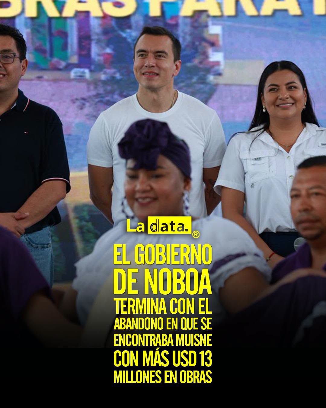 @ladataec 👈 #ladataec #GestiónNoboa #EsmeraldasFlorece #Muisne
