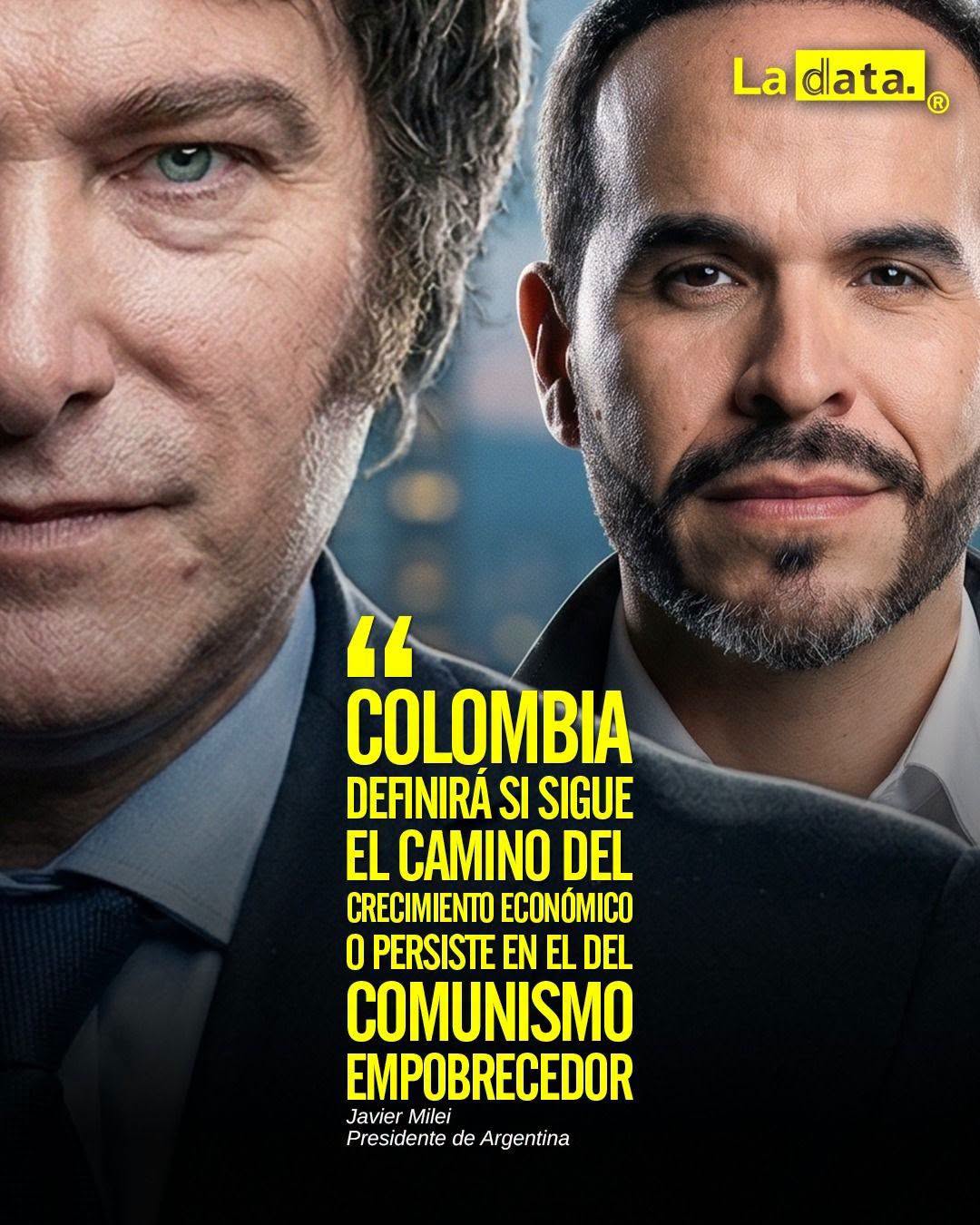 @ladataec👈 #ladata #TendenciaPolítica #Colombia #Argentina