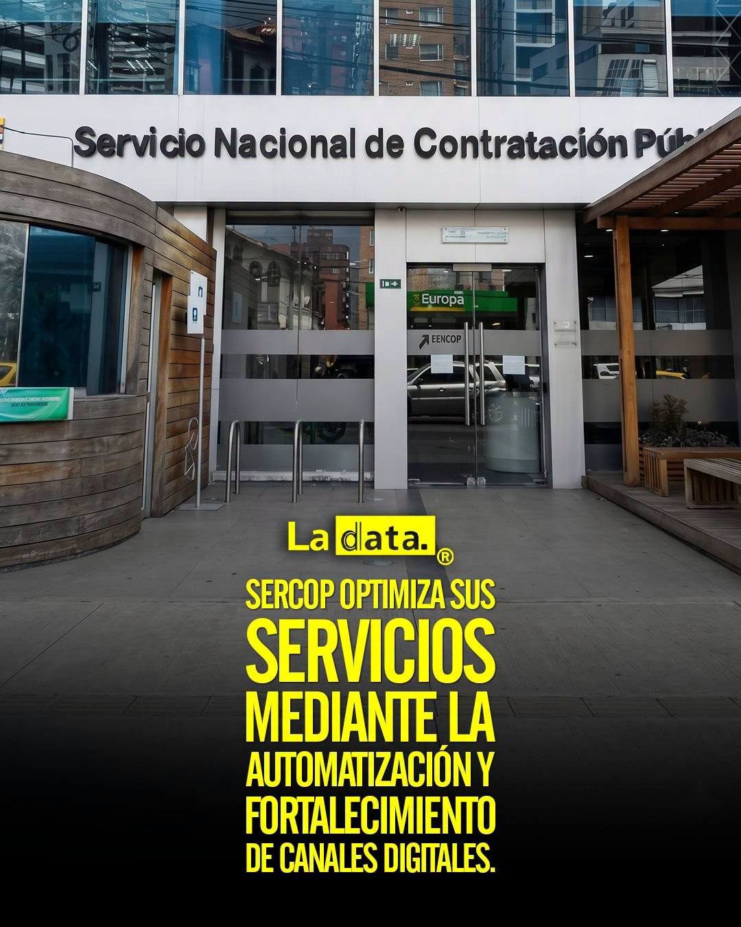 @ladataec  #ladata #TendenciaPolítica #SERCOP #AtenciónCiudadana
