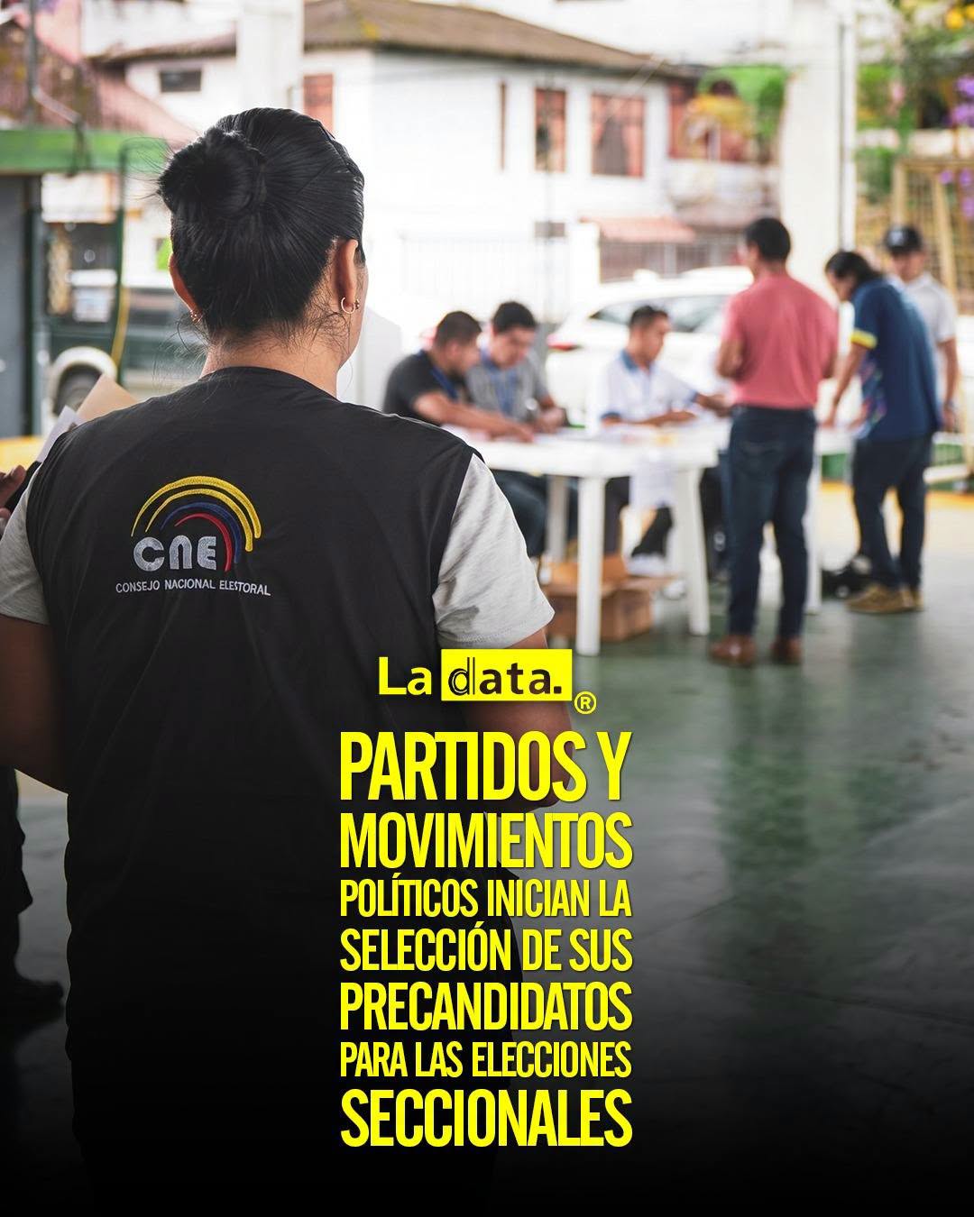 @ladataec 👈 #ladata #TendenciaPolítica #CNE #Seccionales2026