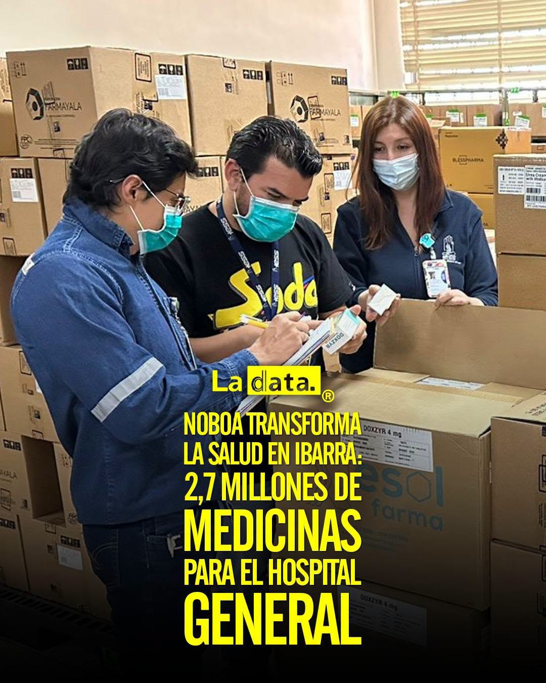 @ladataec  #ladata #TendenciaPolítica #DanielNoboa #Salud