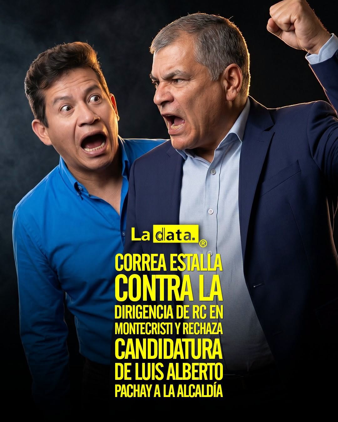@ladataec👈 #ladata #TendenciaPolítica #RafaelCorrea #Montecristi