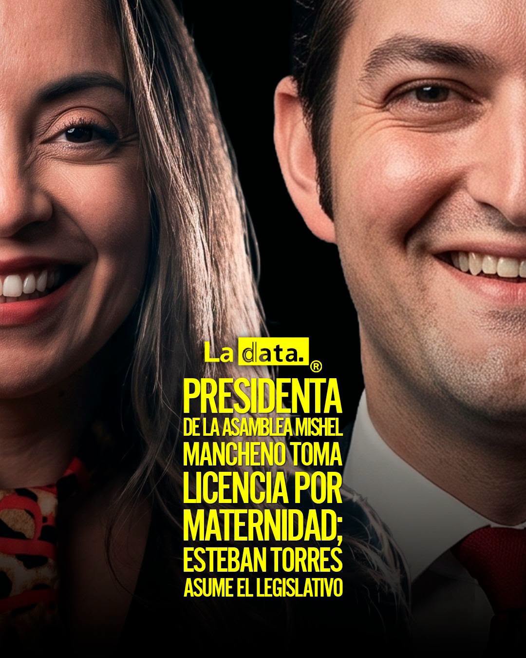 #Tendencia Presidenta de la asamblea Mishel Mancheno toma licencia por maternidad; Esteban Torres asume el Legislativo La pre