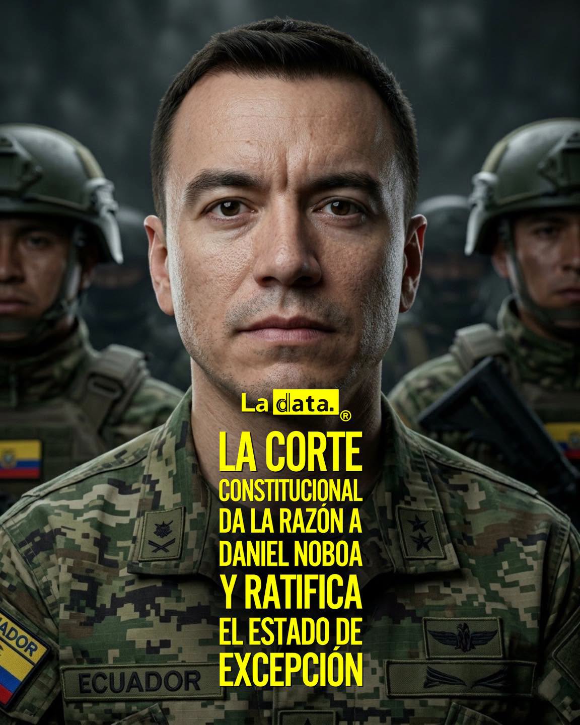 La Data 👈 #ladata #tendenciapolítica #estadodeexcepción #ecuador