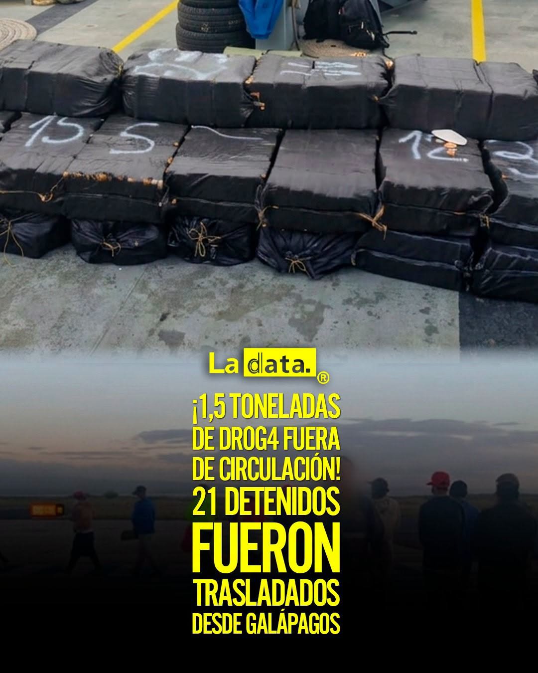 @ladataec👈 #ladata #TendenciaPolítica #Ecuador #Galápagos #BloqueDeSeguridad #Narcotráfico