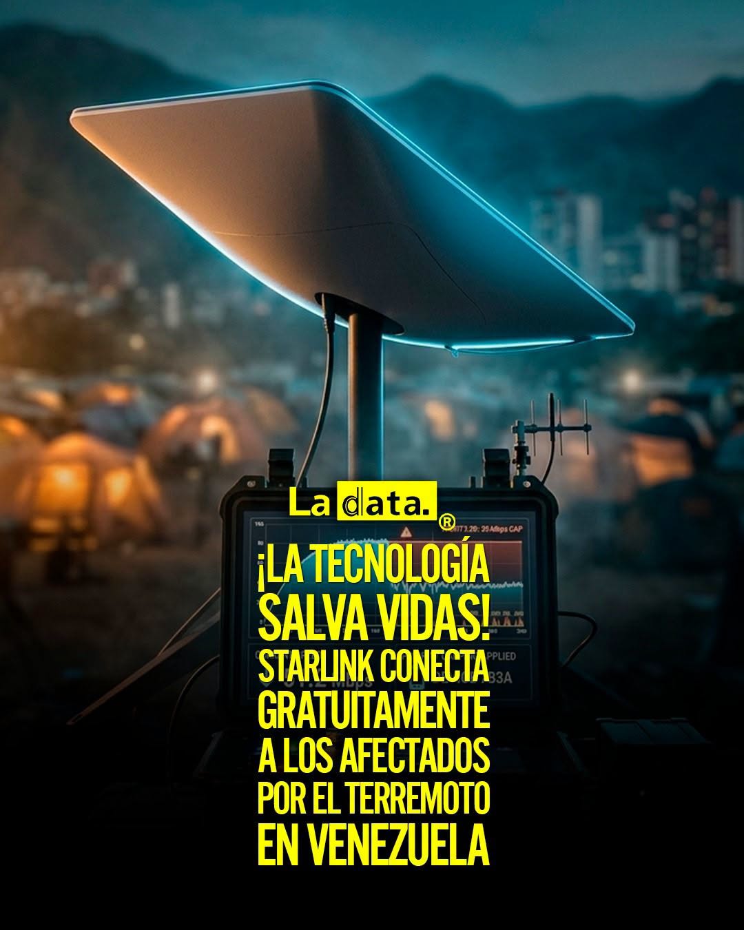 @ladataec👈 #ladata #TendenciaPolítica #Venezuela #Starlink #AyudaHumanitaria