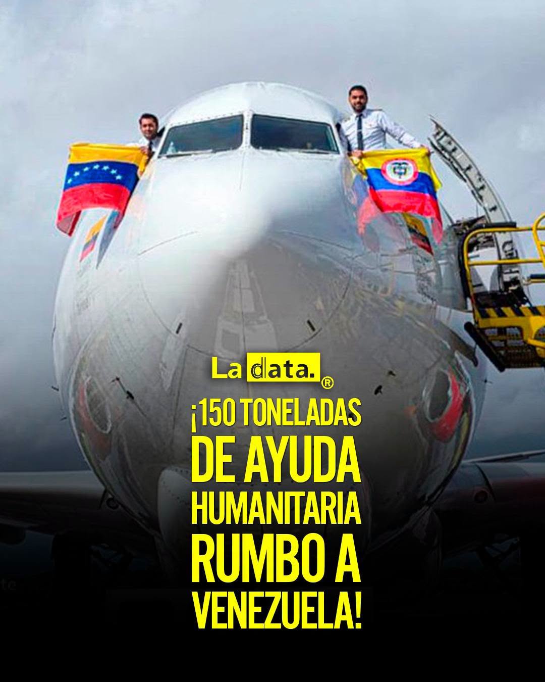 @ladataec👈 #ladata #TendenciaPolítica #Venezuela #AyudaHumanitaria #AviancaCargo