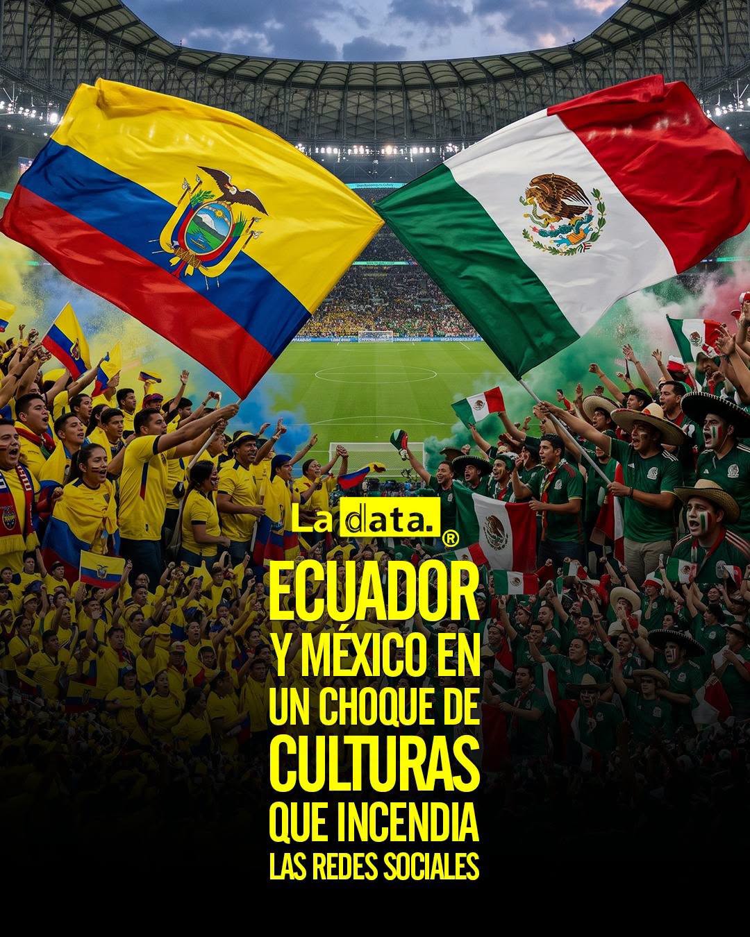 Ecuador y México en un choque de culturas que incendia las redes sociales.