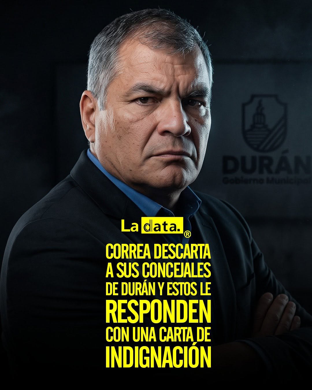 @ladataec 👈 #ladata #TendenciaPolítica #RafaelCorrea #Durán