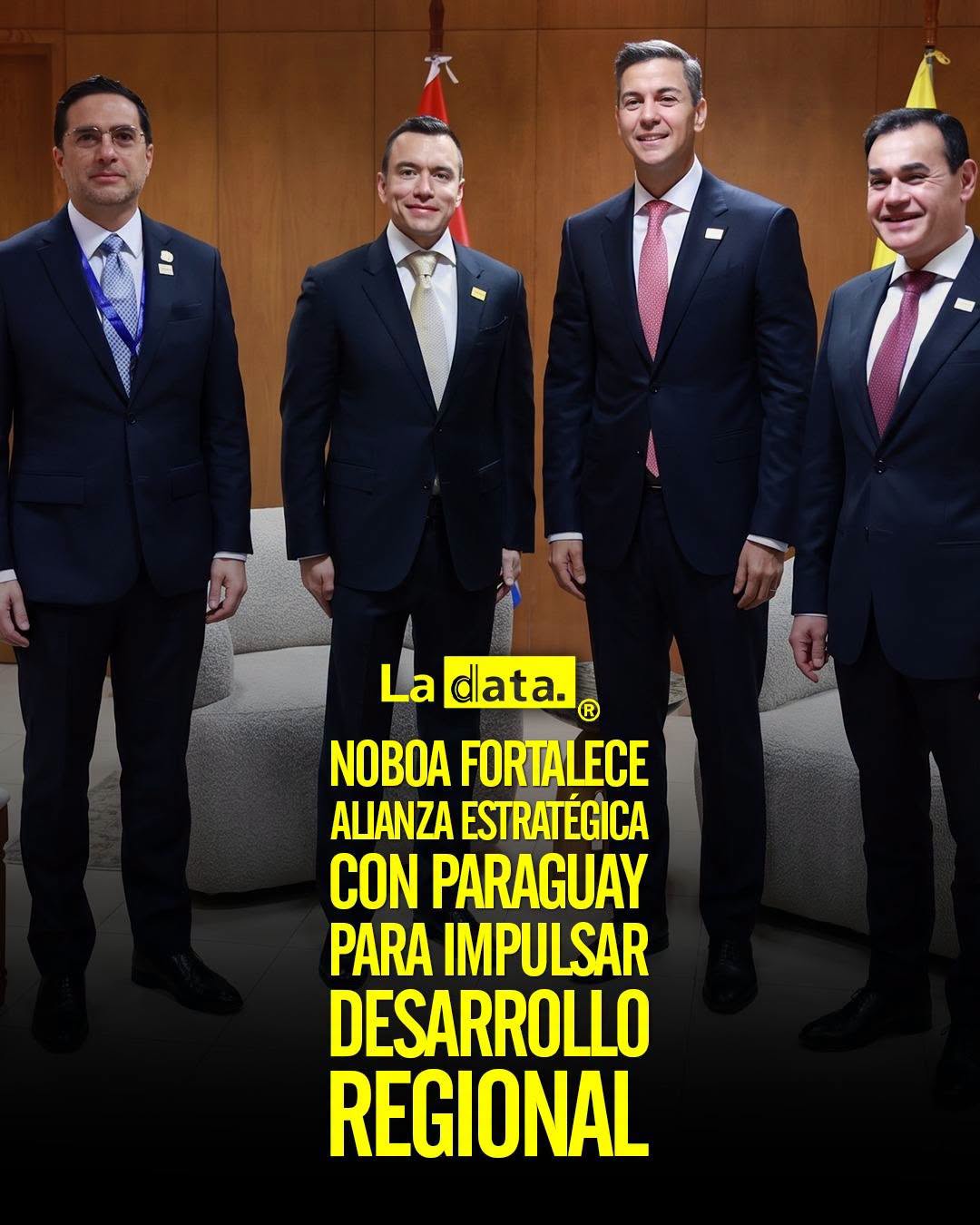 @ladataec👈 #ladata #TendenciaPolítica #DanielNoboa #Ecuador #Paraguay