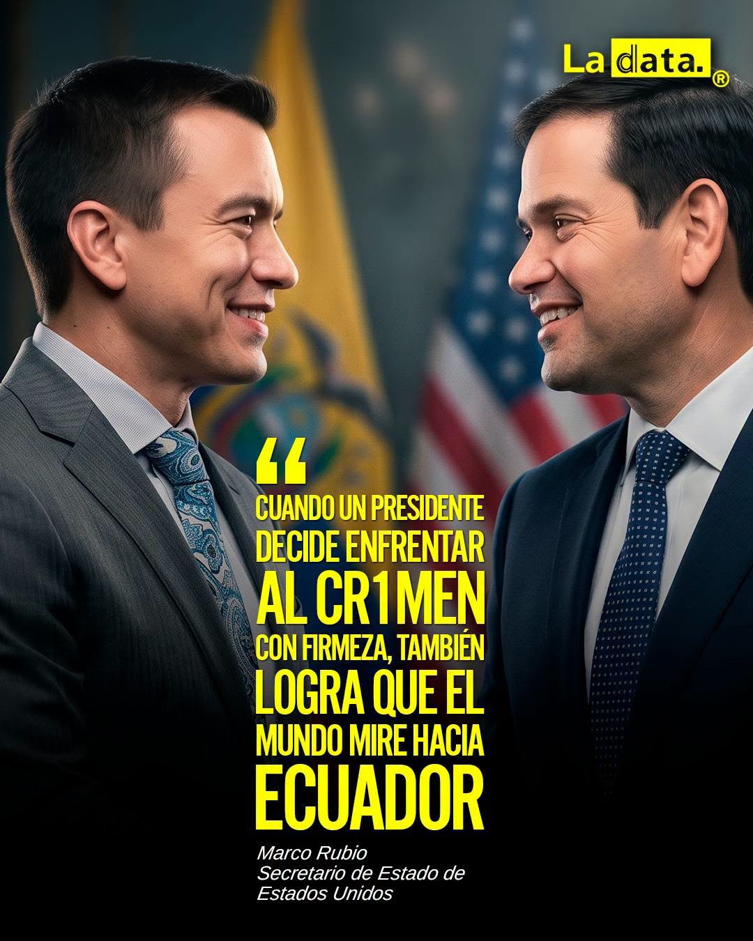 @ladataec👈 #ladata #TendenciaPolítica  #DanielNoboa #Ecuador