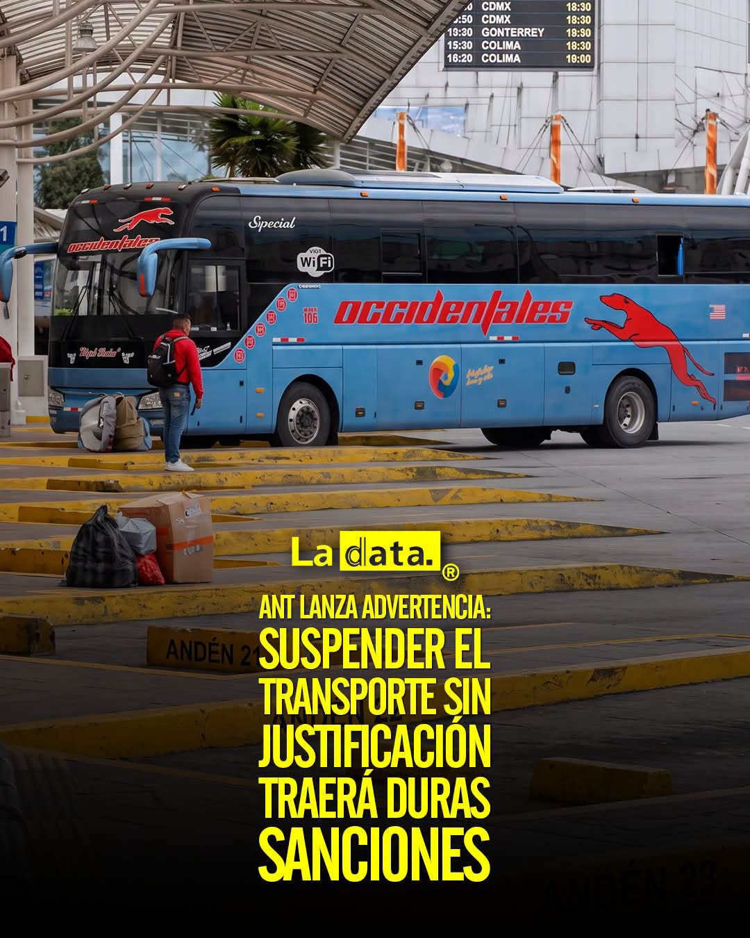 @ladataec 👈 #ladata  #TendenciaPolítica #ANT #Transporte
