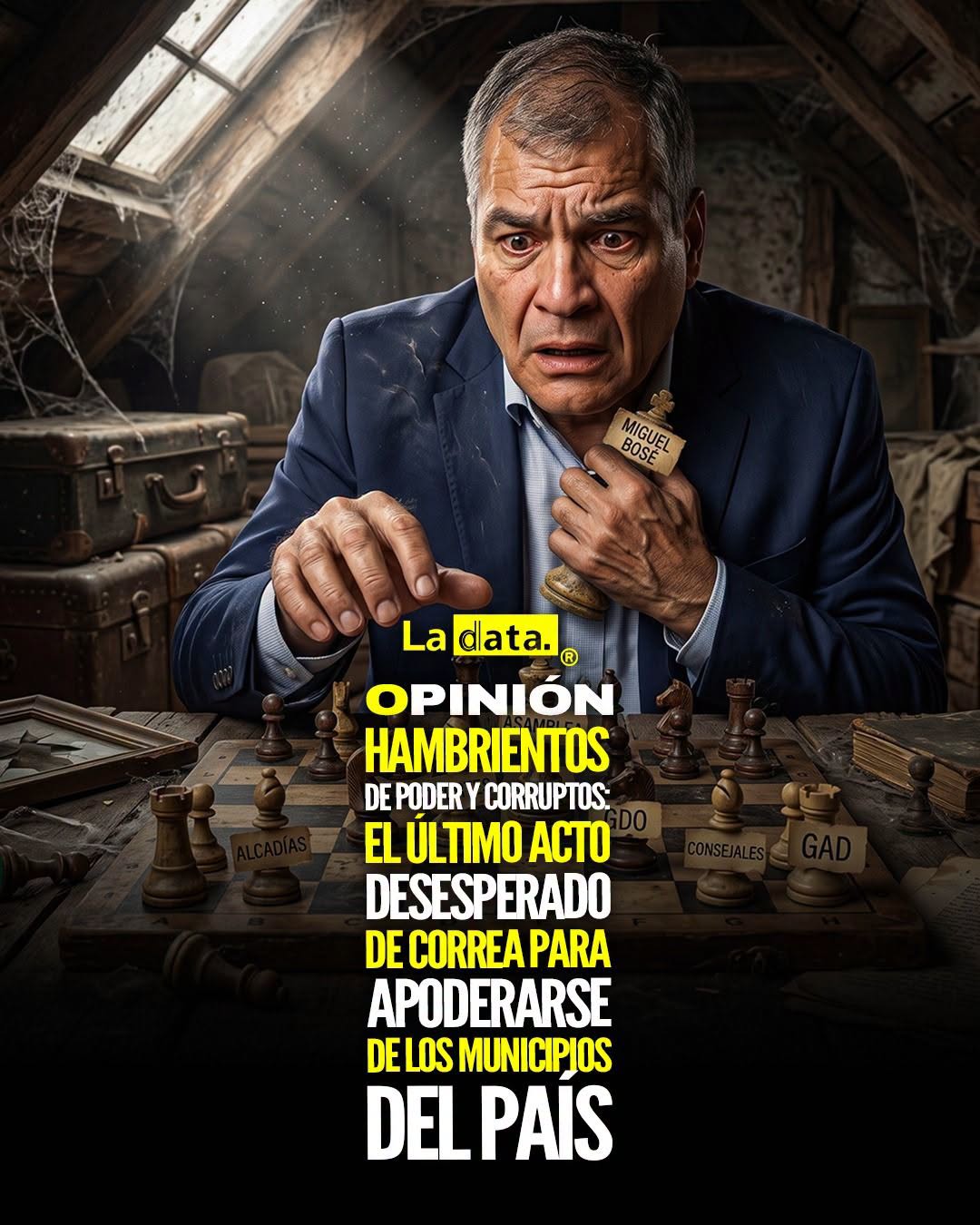 Hambrientos de poder y corruptos: El último acto desesperado de Correa para apoderarse de los Municipios del país