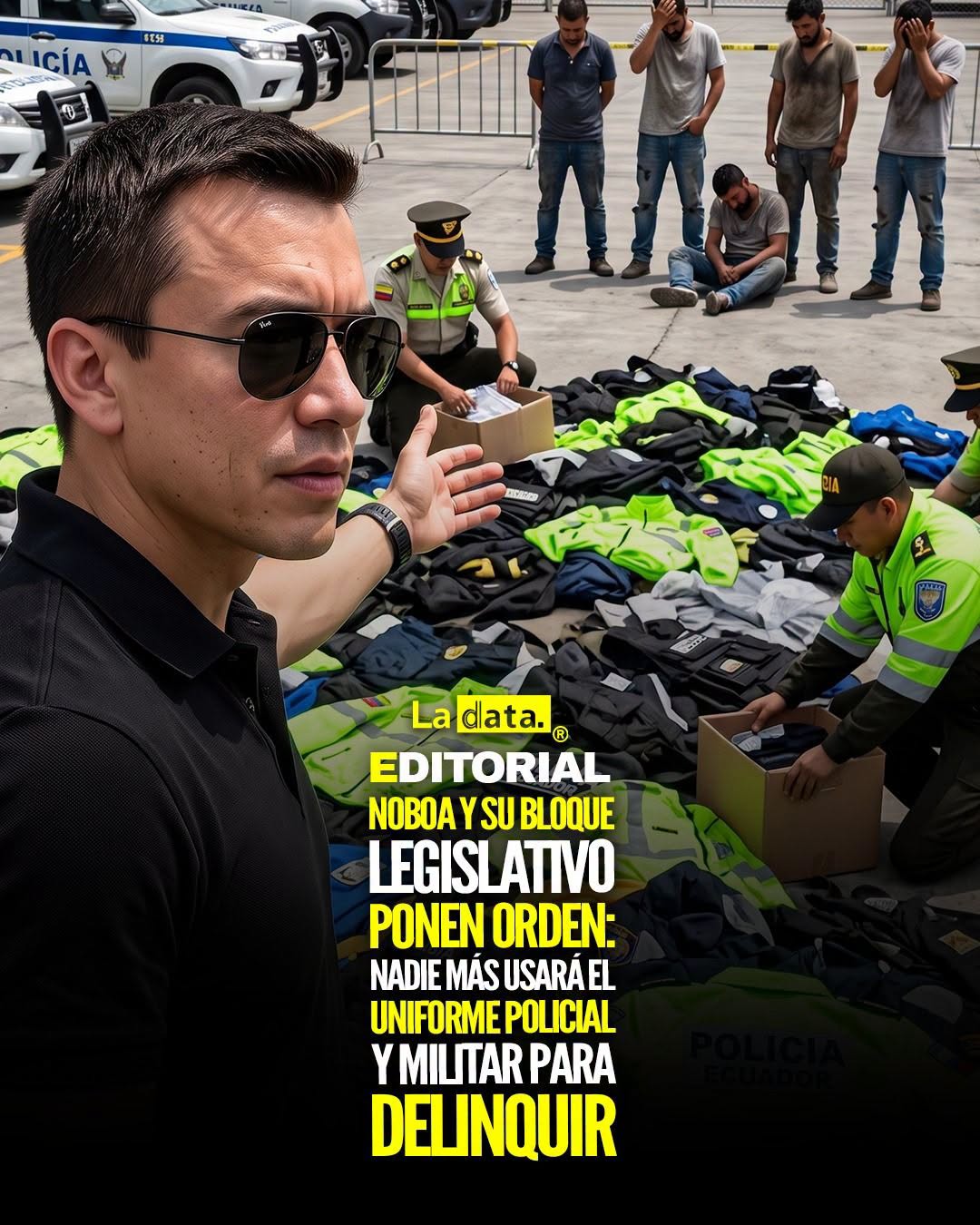 @ladataec 👈 #ladata #TendenciaPolítica #DanielNoboa #Seguridad