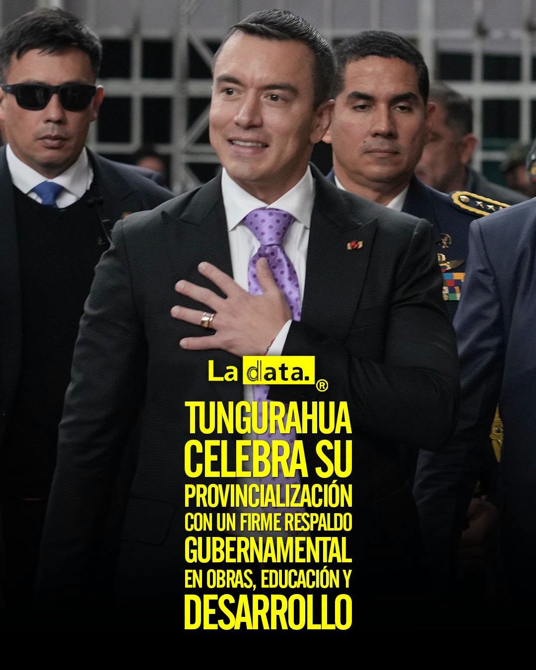 @ladataec 👈 #ladata #TendenciaPolítica #DanielNoboa #Tungurahua
