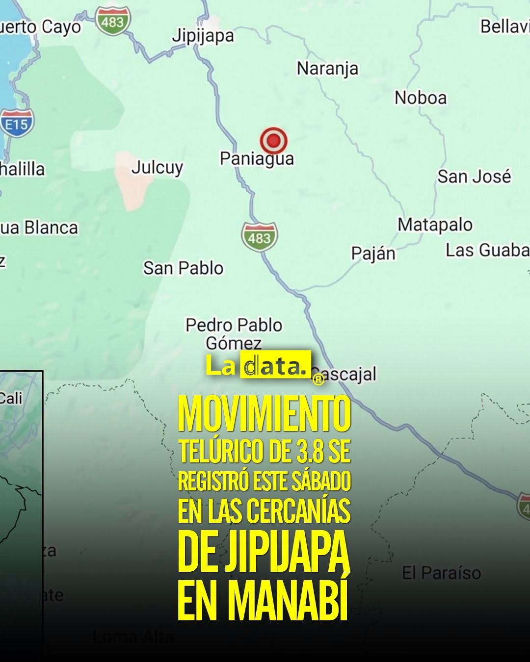 @ladataec 👈 #ladata #TendenciaPolítica #Manabí #Sismo