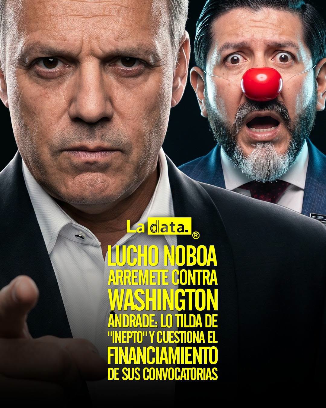 @ladataec 👈 #ladataec #tendenciapolitica #luchonoboa