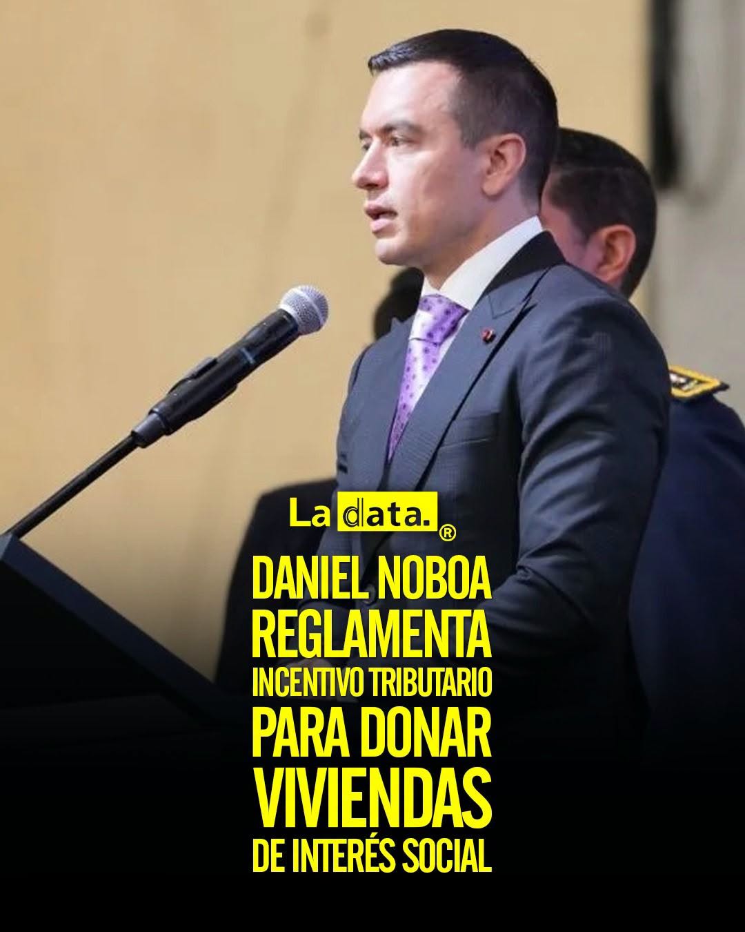 @ladataec👈 #LaData #TendenciaPolitica #DanielNoboa #Donacion