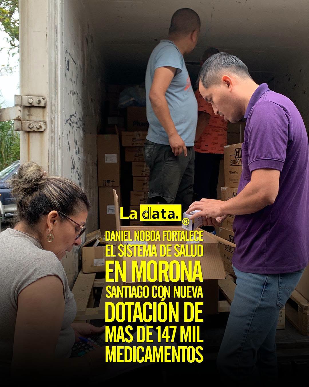 @ladataec 👈 #ladata #TendenciaPolítica #DanielNoboa #Salud