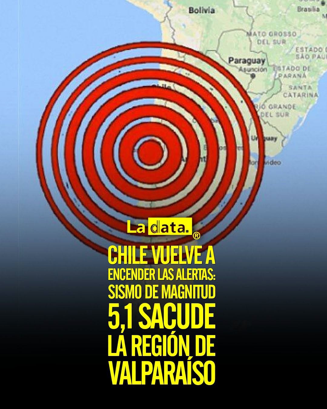 @ladataec 👈 #ladata #TendenciaPolítica #Chile  #Sismo
