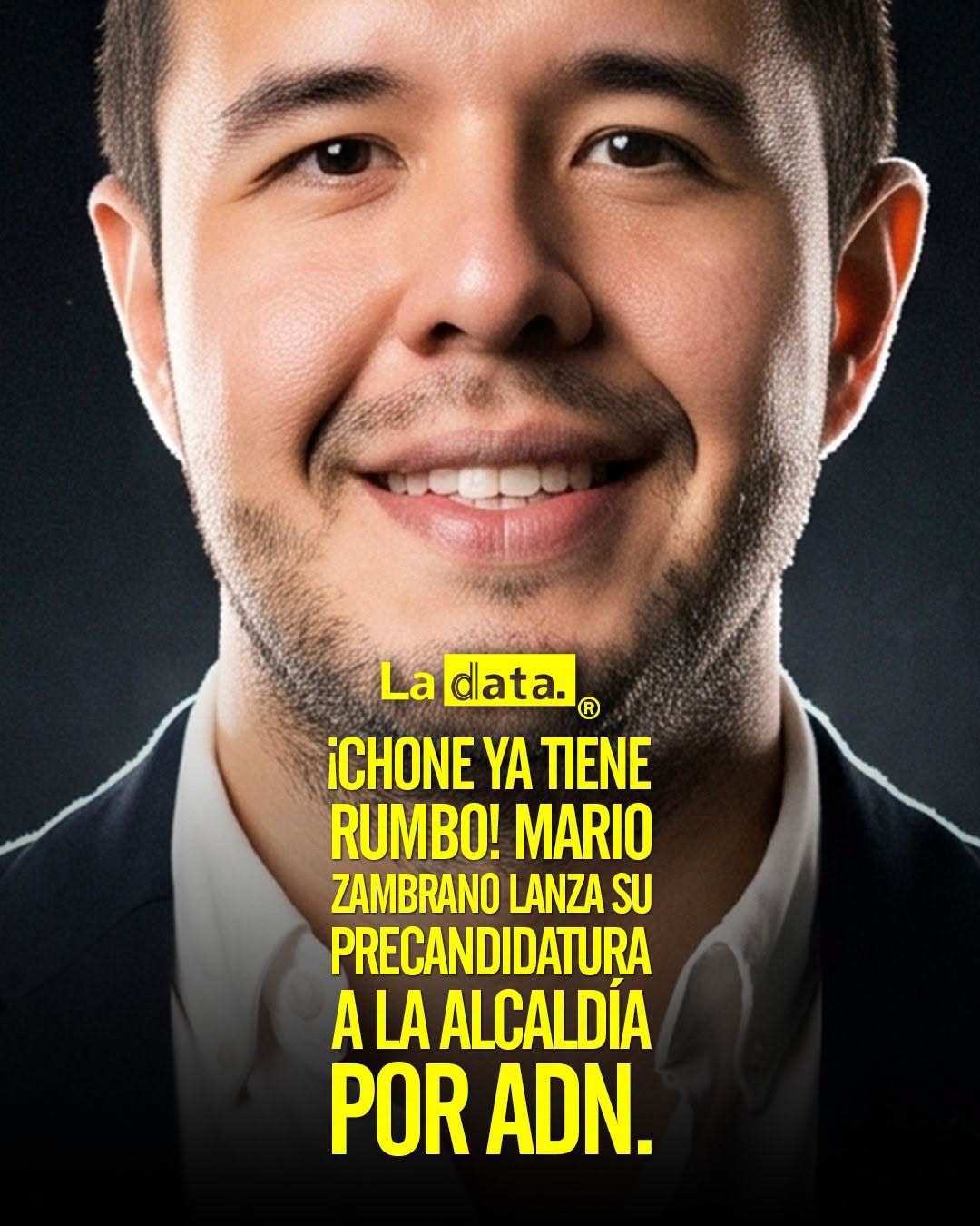 @ladataec 👈 #ladata #TendenciaPolítica #MarioZambrano #Chone