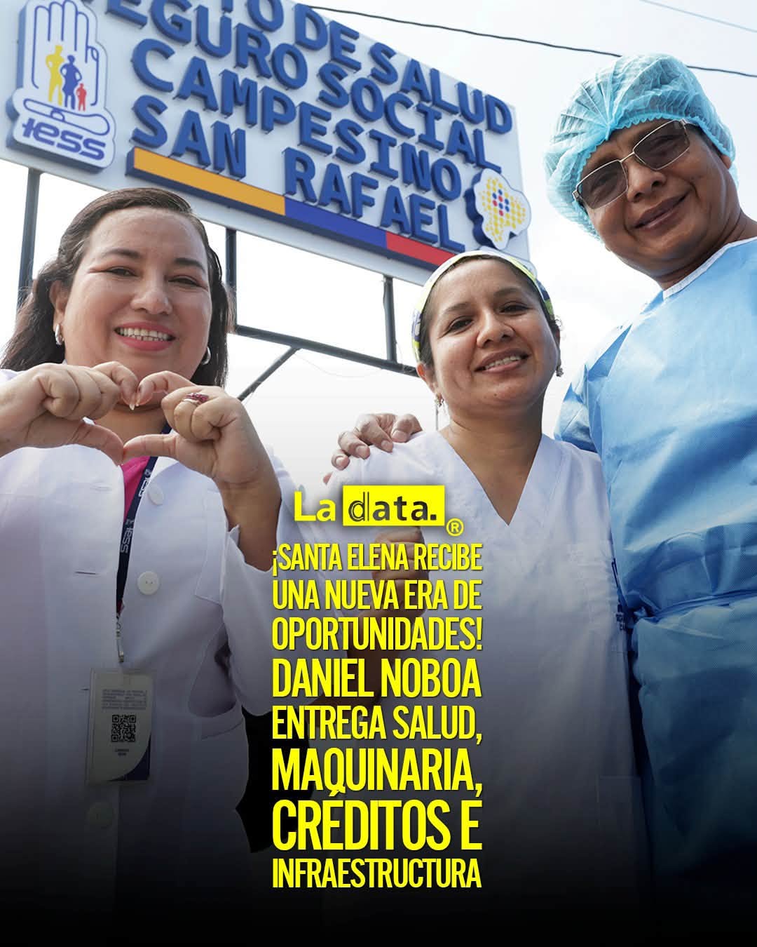 @ladataec👈 #ladata #TendenciaPolítica #DanielNoboa #SantaElena
