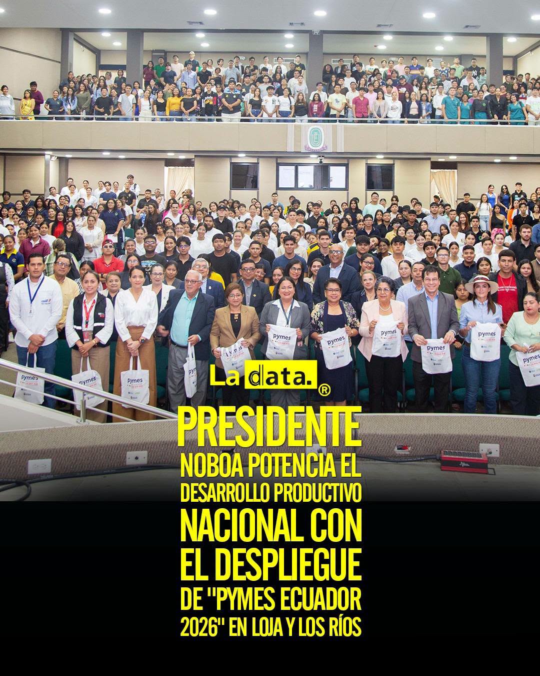 local. @ladataec 👈 #ladata #TendenciaPolítica #DanielNoboa #MinisterioDeProducción