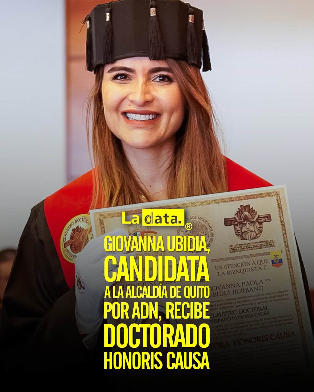 @ladataec👈 #LaData #TendenciaPolitica #GiovannaUbidia #Quito