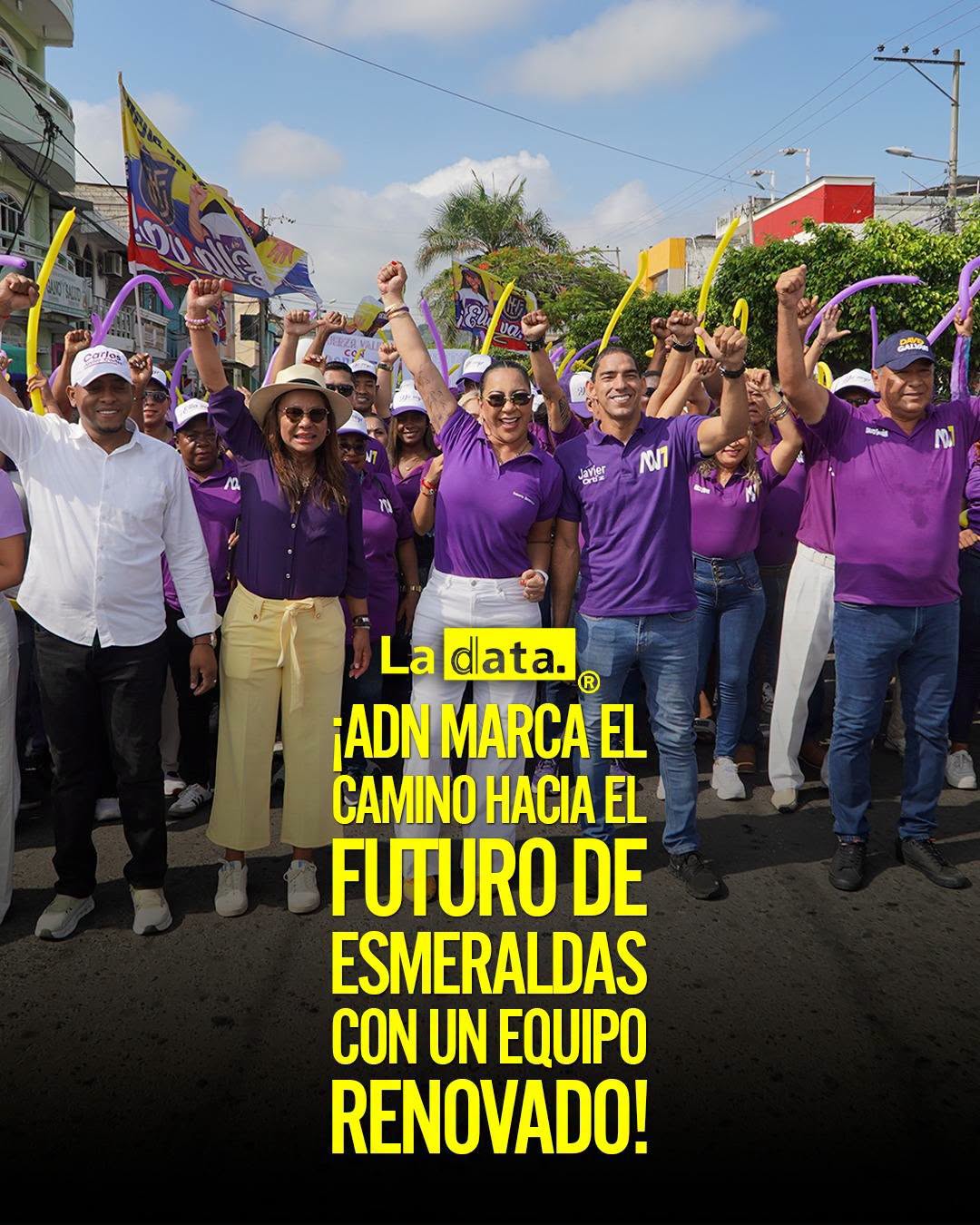 @ladataec 👈 #ladataec #tendenciapolitica #ADN7 #Esmeraldas