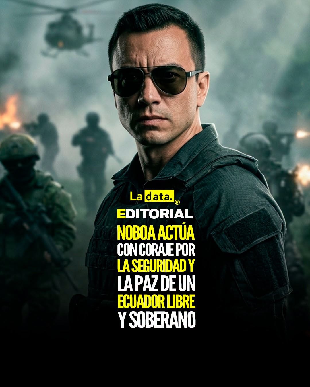 @ladataec 👈 #ladata #TendenciaPolítica #DanielNoboa #Seguridad