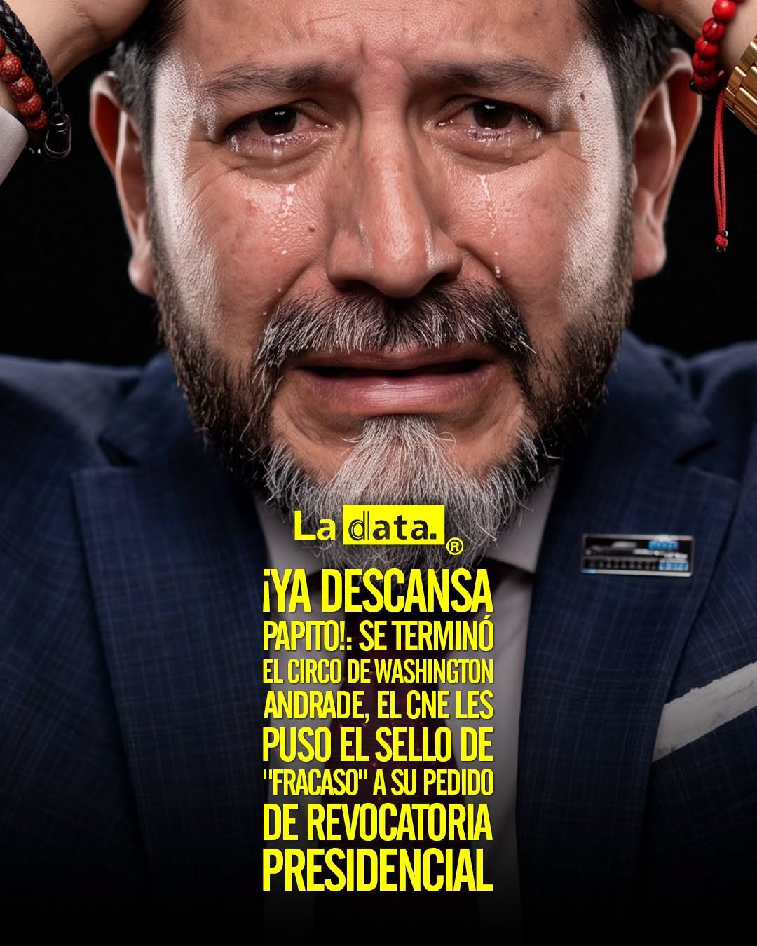 @ladataec 👈 #ladata #TendenciaPolítica #CNE #WashingtonAndrade