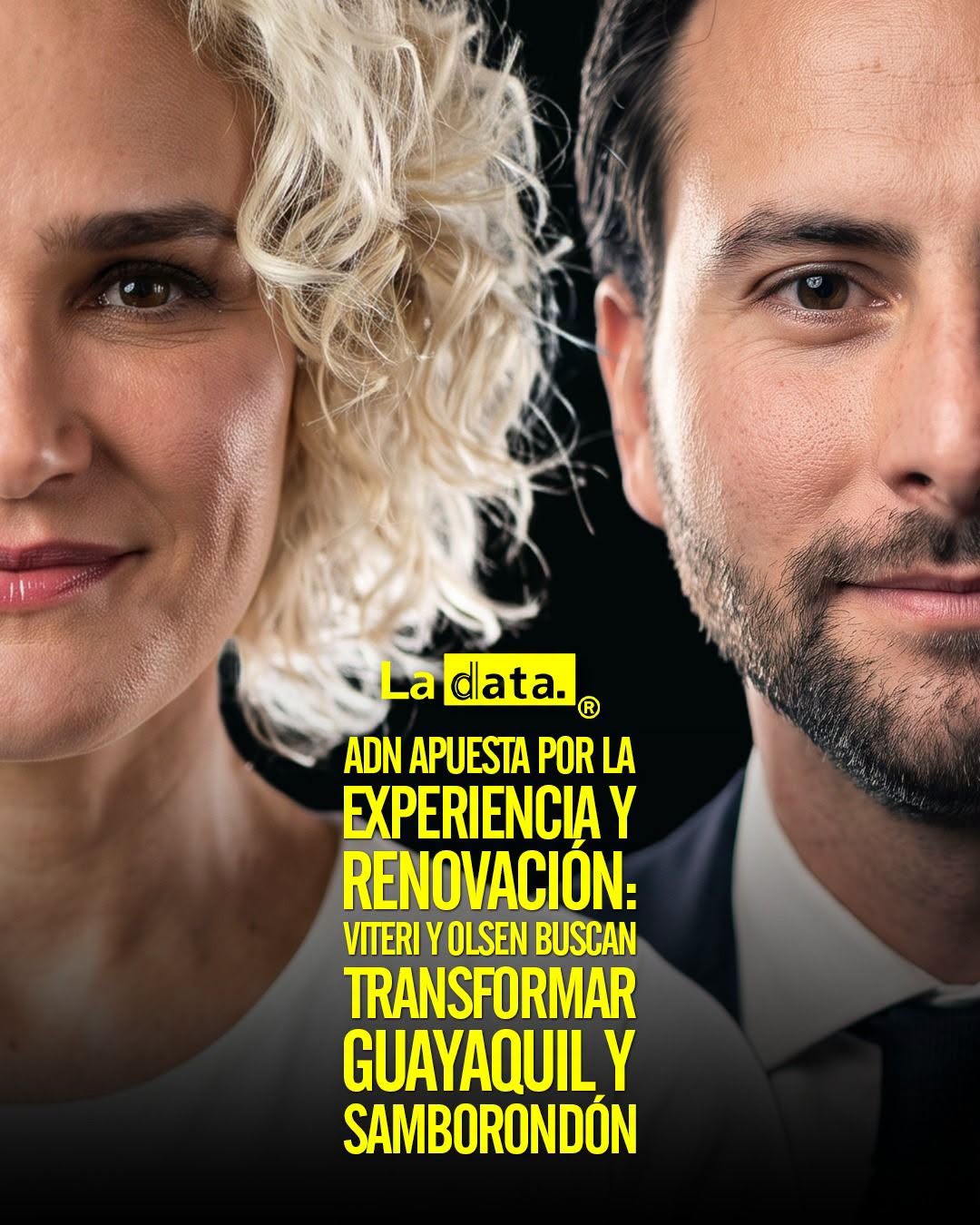 @ladataec 👈 #ladata #TendenciaPolítica #Guayaquil #ADN