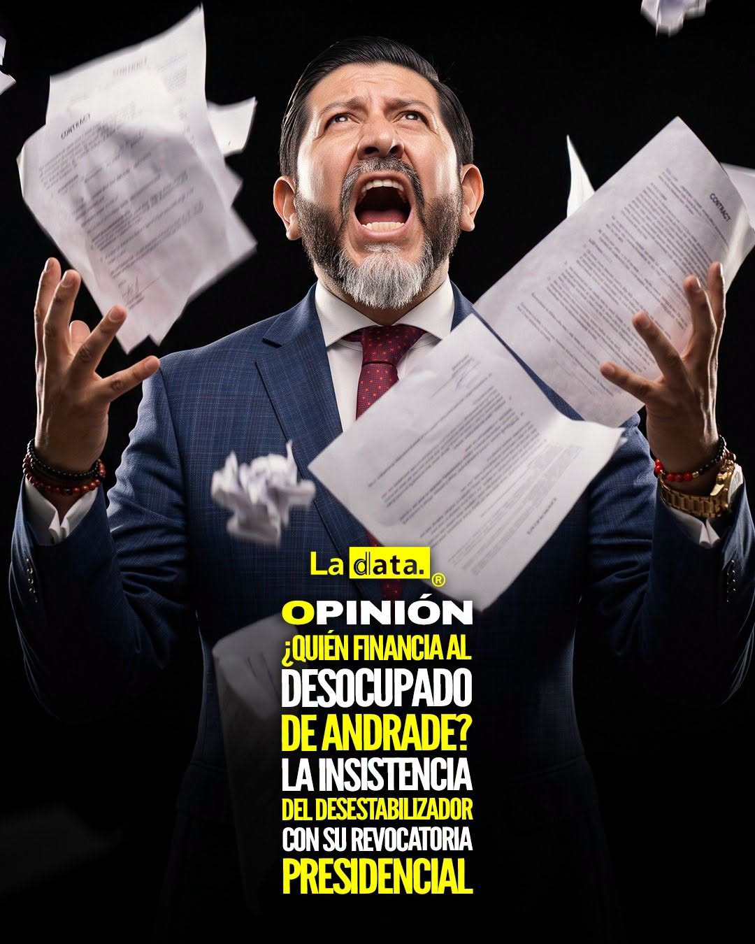 @ladataec 👈 ‎ ‎#ladata #TendenciaPolítica #WashingtonAndrade #CNE
