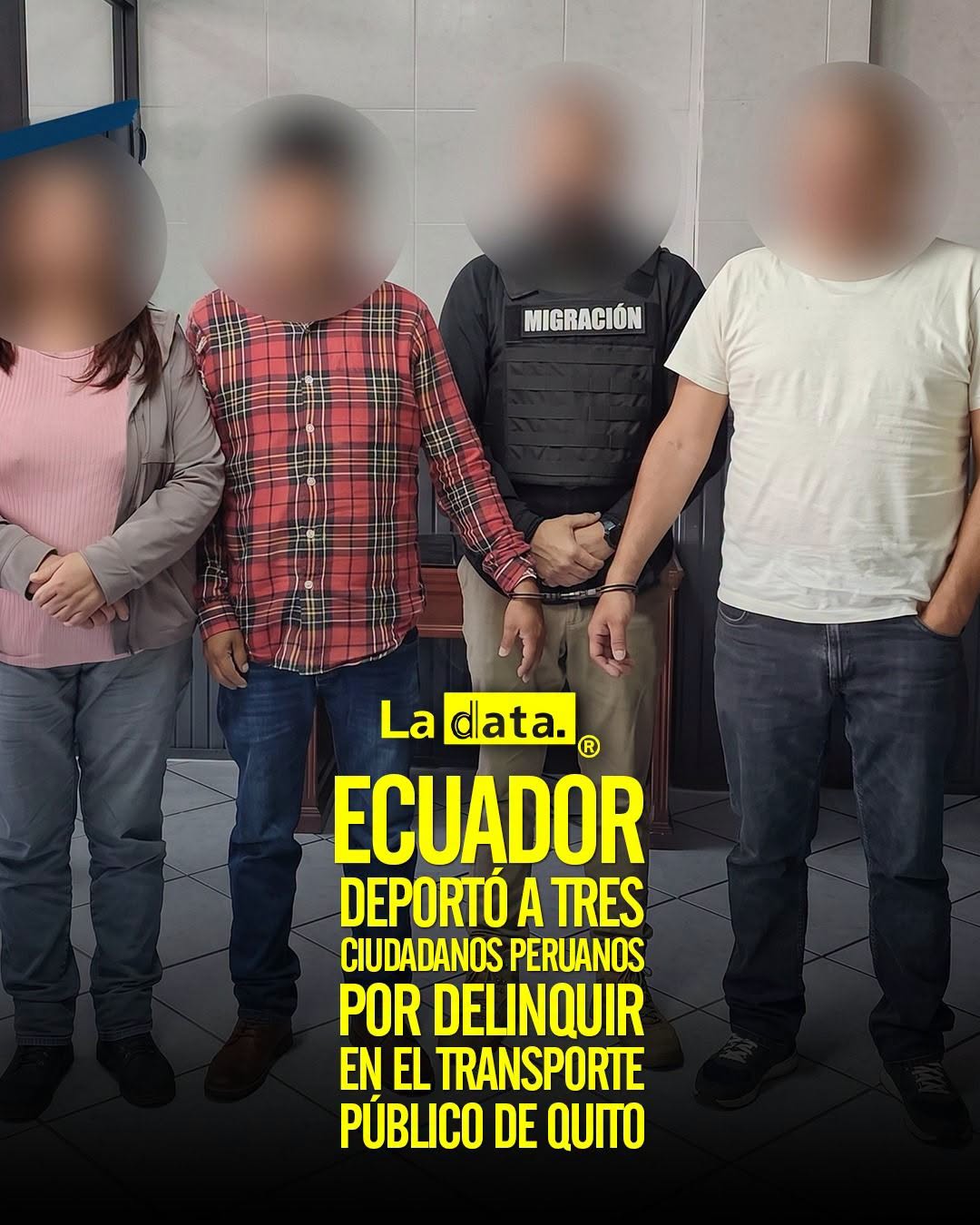 @ladataec 👈 ‎ ‎#ladata #TendenciaPolítica #PolicíaNacional #Deportación