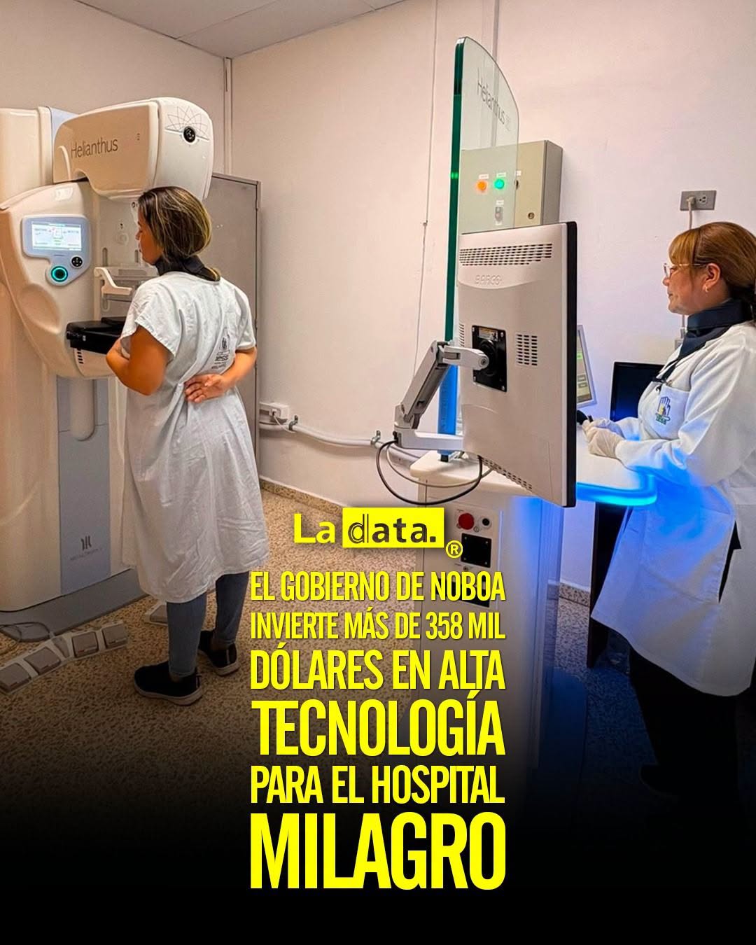 @ladataec 👈 ‎ ‎#ladata #TendenciaPolítica #DanielNoboa #Salud