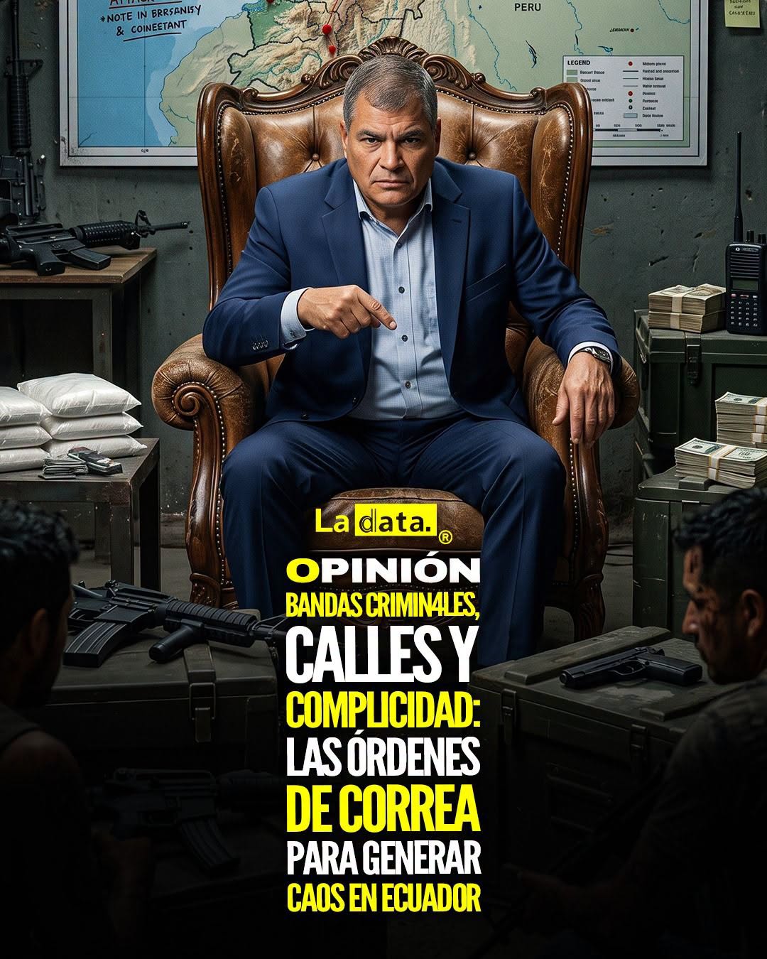 @ladataec 👈 ‎ ‎#ladata #TendenciaPolítica #RafaelCorrea #Corrupto