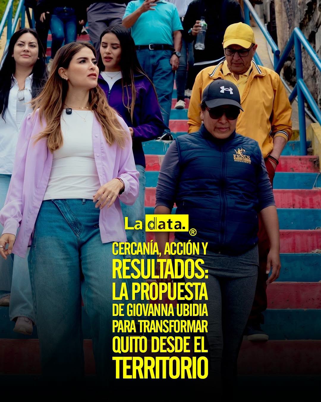 @ladataec 👈 ‎ ‎#ladata #TendenciaPolítica #GiovannaUbidia #Quito