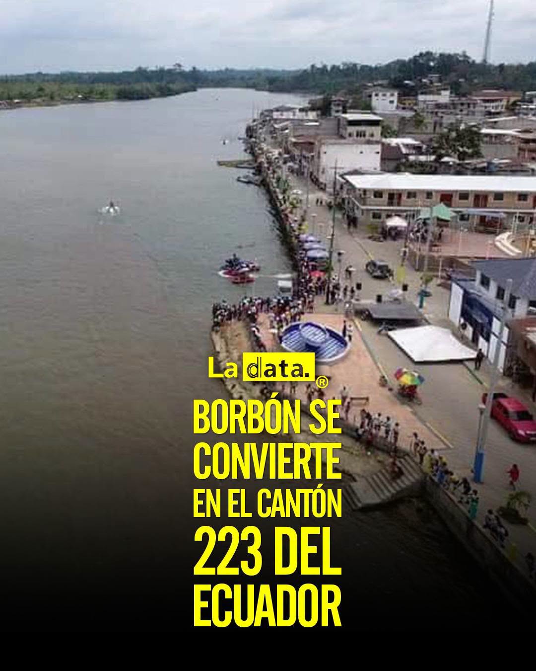 @ladataec👈 #LaData #TendenciaPolitica #Borbon #Esmeraldas