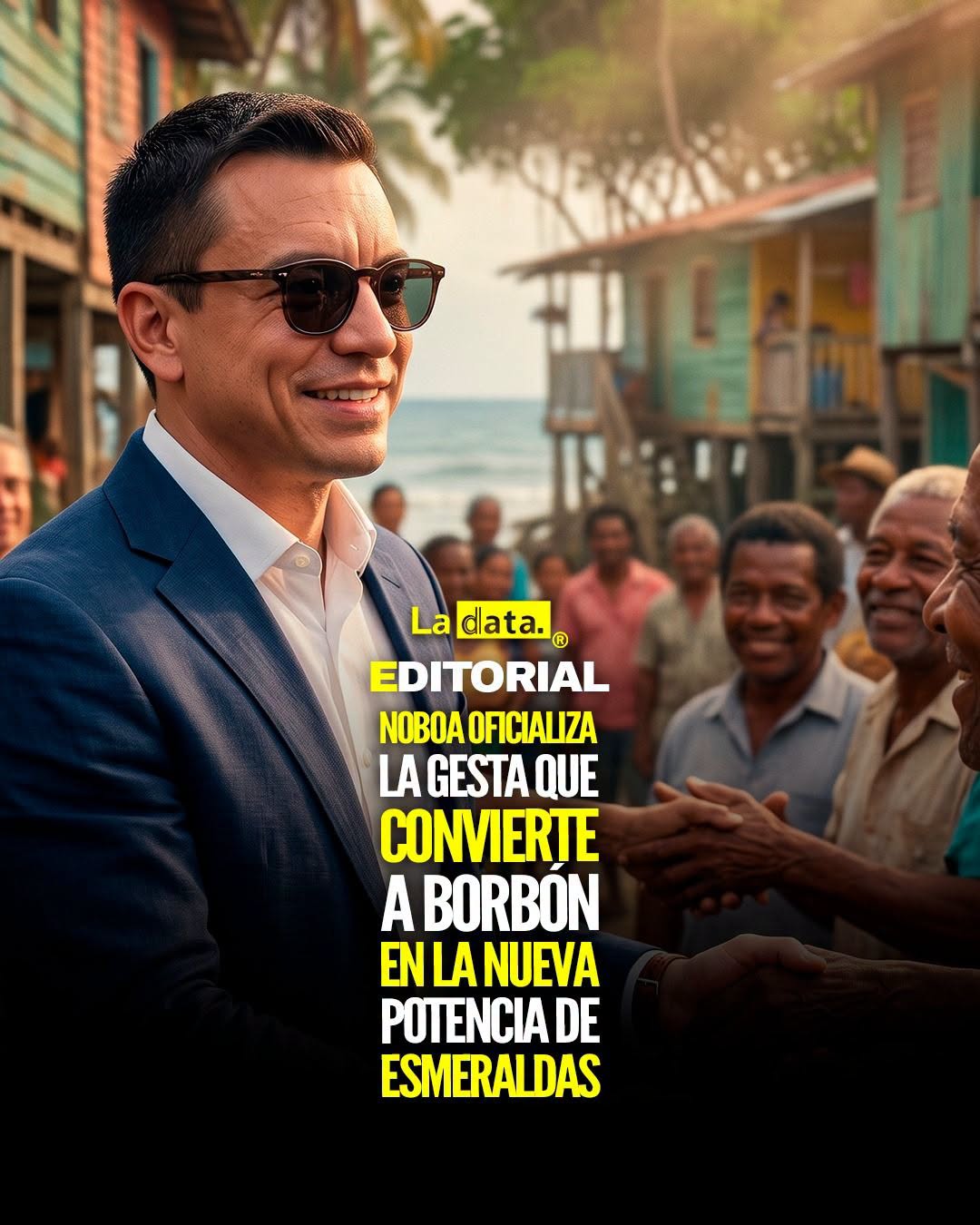 @ladataec 👈 ‎ ‎#ladata #TendenciaPolítica #DanielNoboa #Esmeraldas