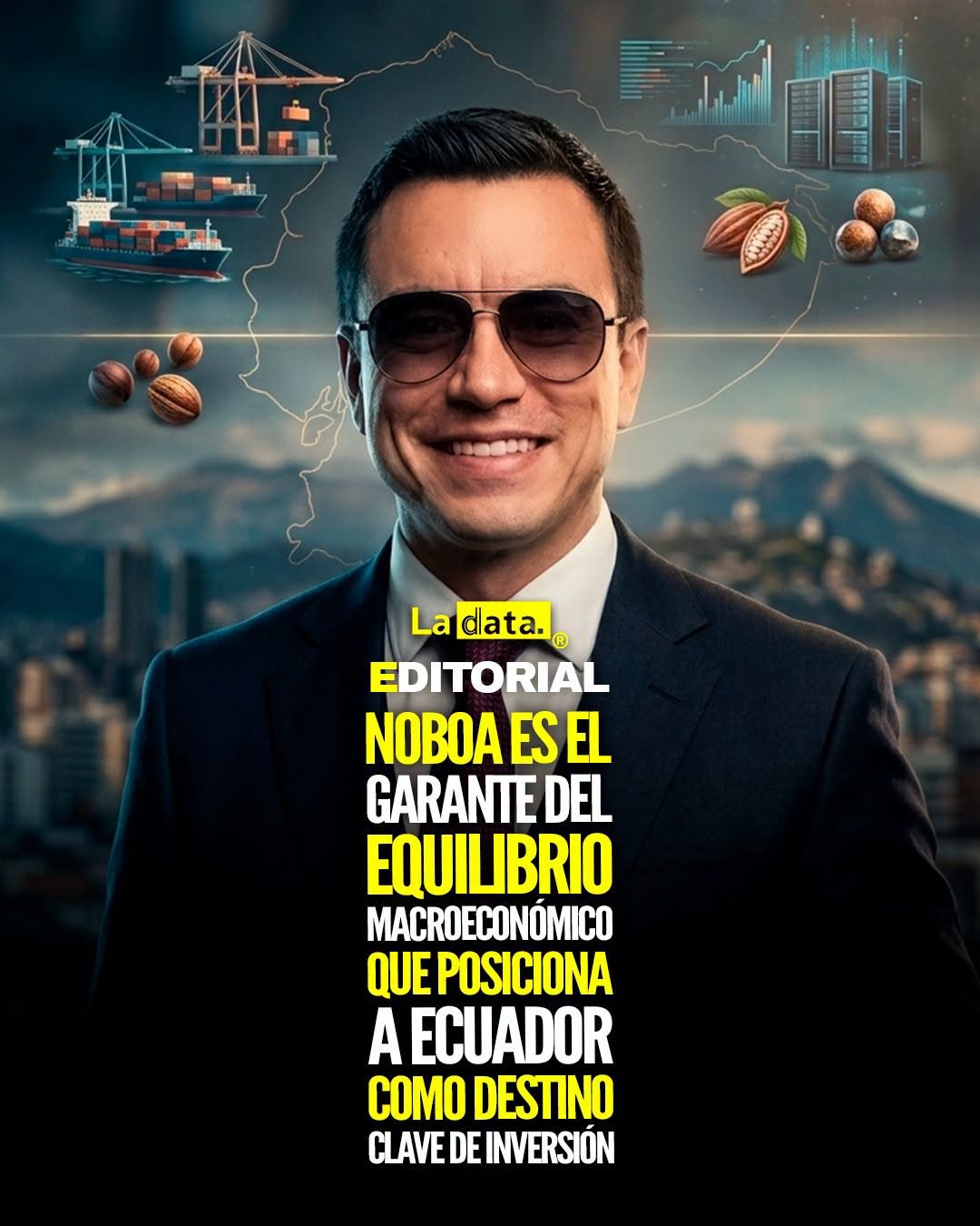 @ladataec 👈 ‎ ‎#ladata #TendenciaPolítica #DanielNoboa #Ecuador