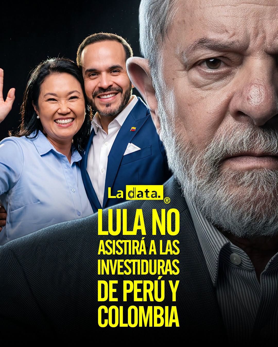 @ladataec 👈 #ladata #TendenciaPolítica #LulaDaSilva  #Perú #Colombia