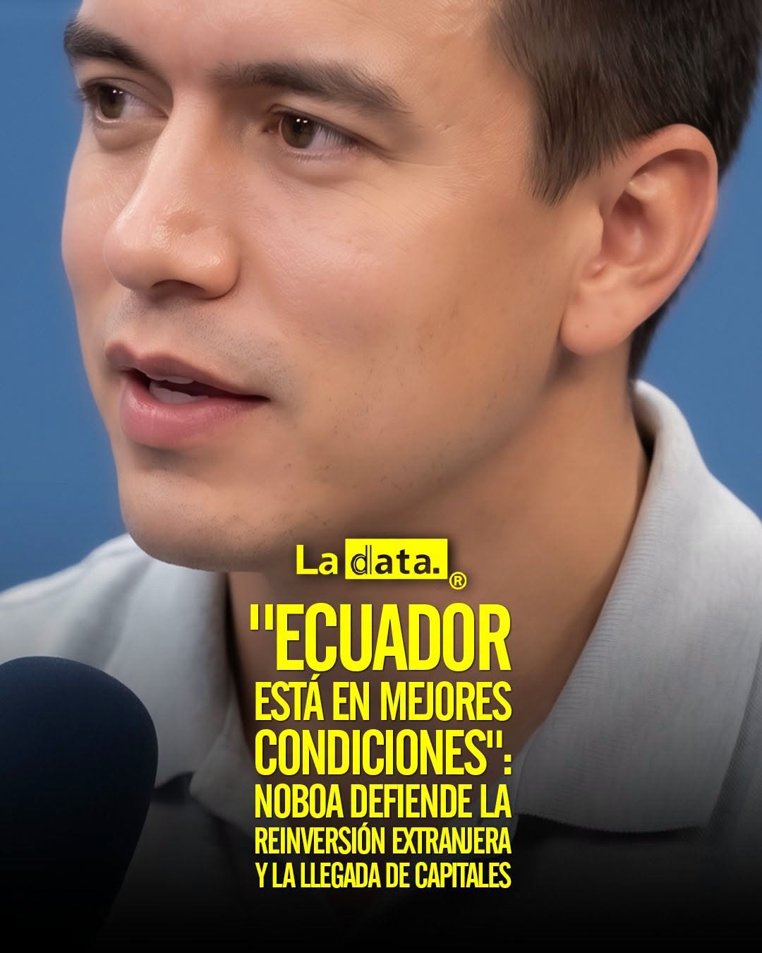 @ladataec 👈 ‎ ‎#ladata #TendenciaPolítica #DanielNoboa #Ecuador
