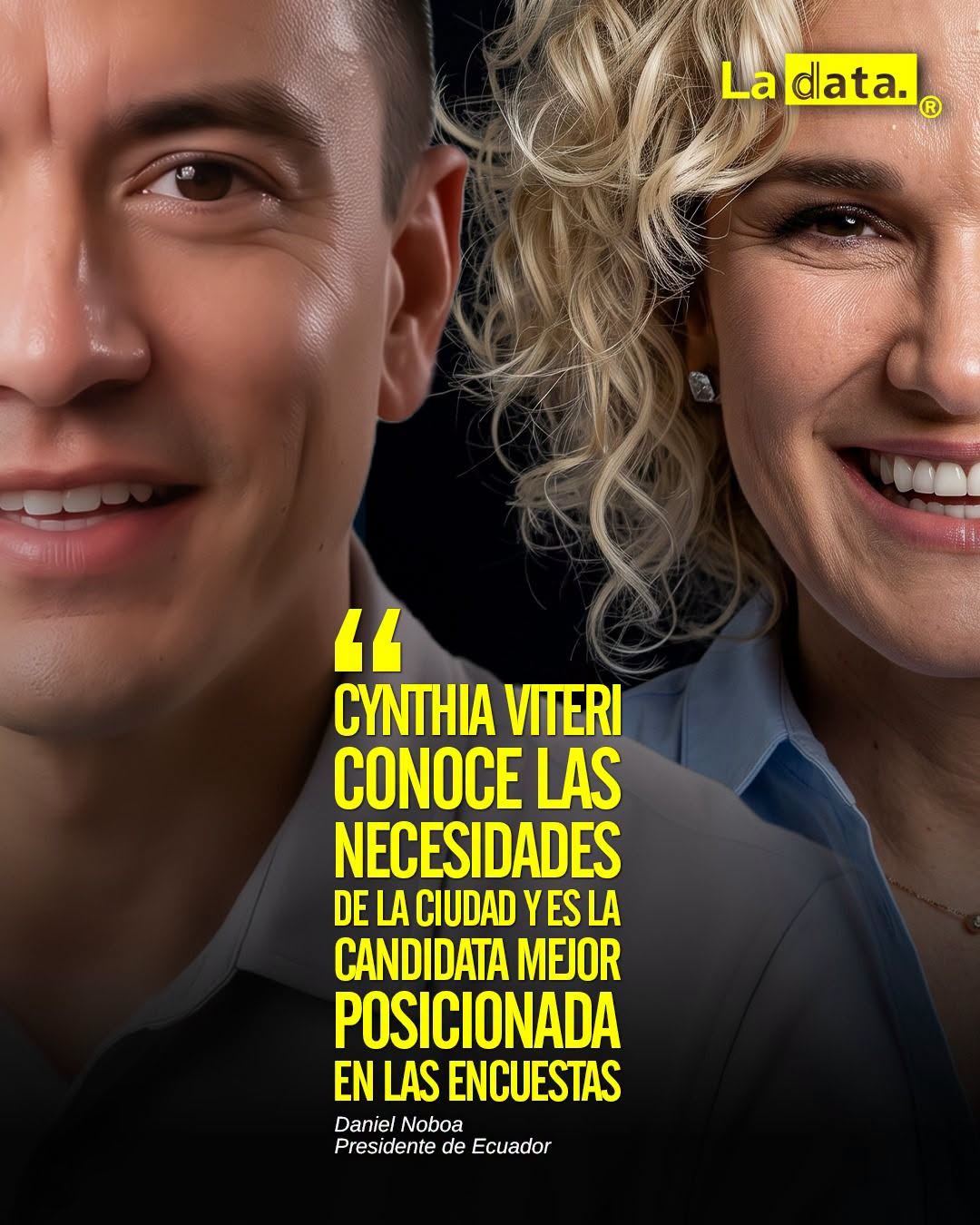 @ladataec 👈 #ladata #TendenciaPolítica  #CynthiaViteri #Guayaquil
