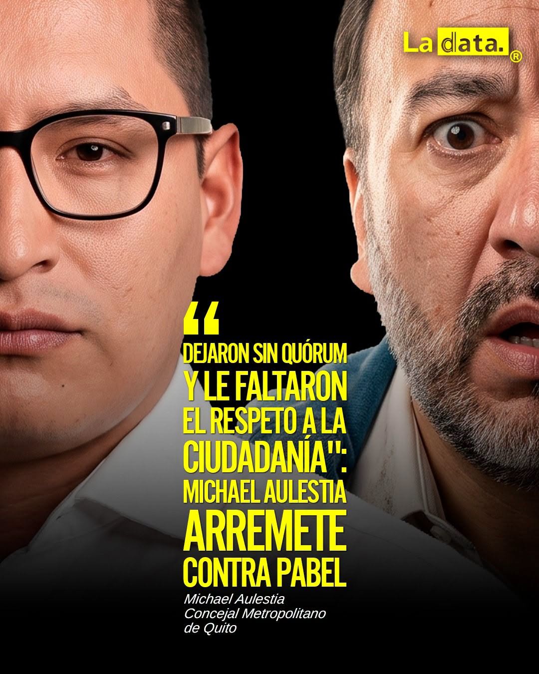 @ladataec👈 #ladata #TendenciaPolítica #MichaelAulestia #PabelMuñoz
