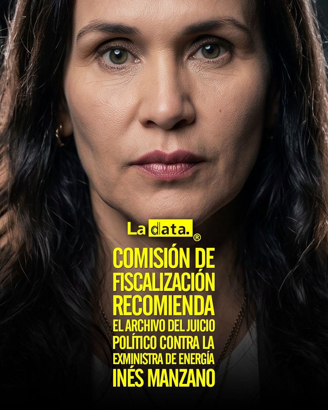 @ladataec 👈 ‎ ‎#ladata #TendenciaaPolítica #Fiscalización #InésManzano